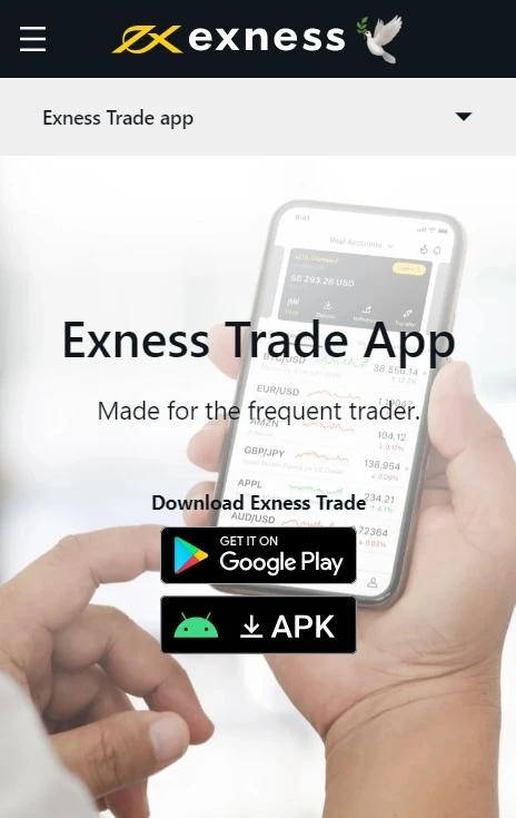 Download Exness App for iOS